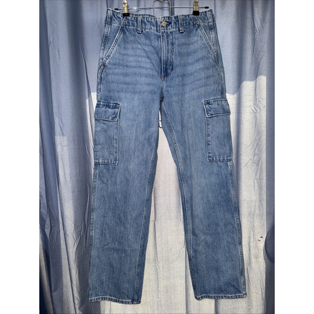 Aritzia Denim Forum The '90s,Y2K Edie Lo-Rise Cargo Pants Jeans Women's 26